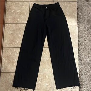 Women’s Black wide leg pants
